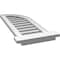 Ekena Millwork Quarter Round Top Right Surface Mount PVC Gable Vent w/ 2"W x 2"P Brickmould Sill Frame, 12"W x 32"H GVPQR12X3203SF - alternate 5